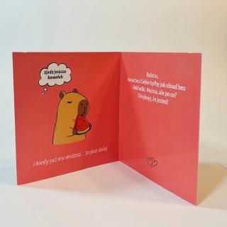 Kartka okolicznościowa - Za babcię