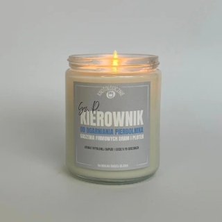 Kierownik od ogarniania pierdolnika - świeca sojowa 250 ml