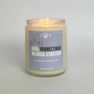 Król Marketingu władca strategii - świeca sojowa 250 ml