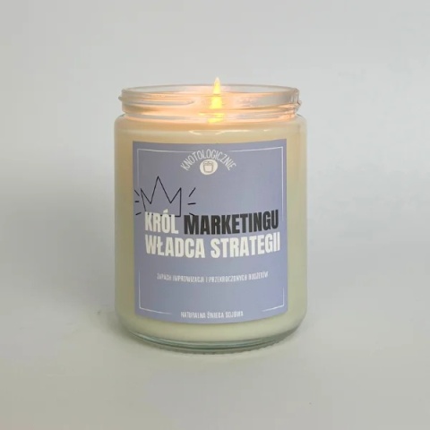 Król Marketingu władca strategii - świeca sojowa 250 ml
