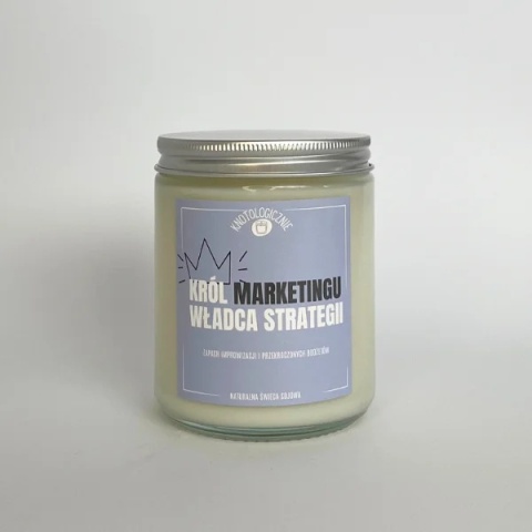Król Marketingu władca strategii - świeca sojowa 250 ml