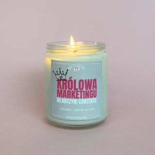 Królowa Marketingu władczyni contentu - świeca sojowa 250 ml