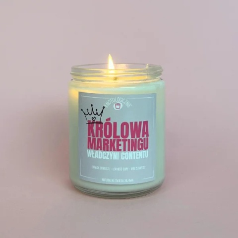 Królowa Marketingu władczyni contentu - świeca sojowa 250 ml