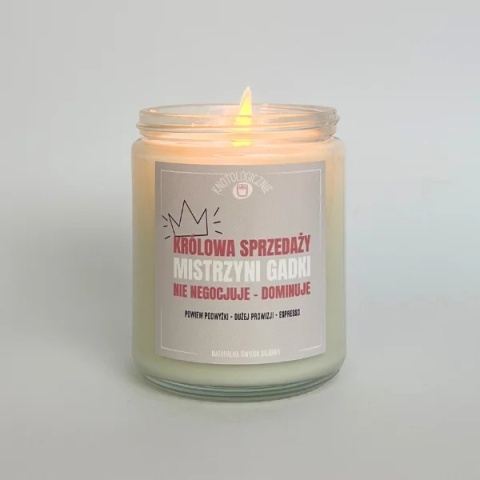 Królowa sprzedaży mistrzyni gadki - świeca sojowa 250 ml