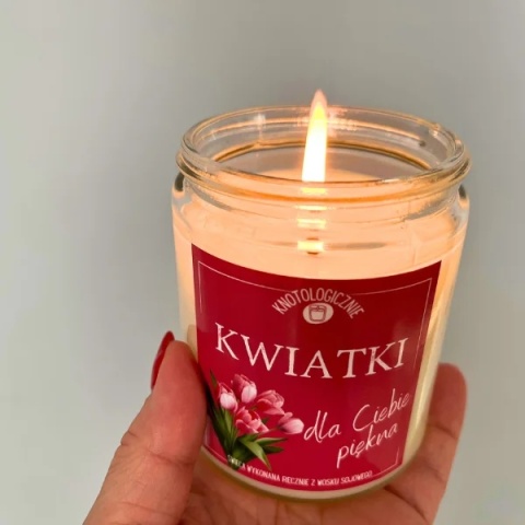 Kwiatki dla Ciebie Piękna - świeca sojowa 250 ml