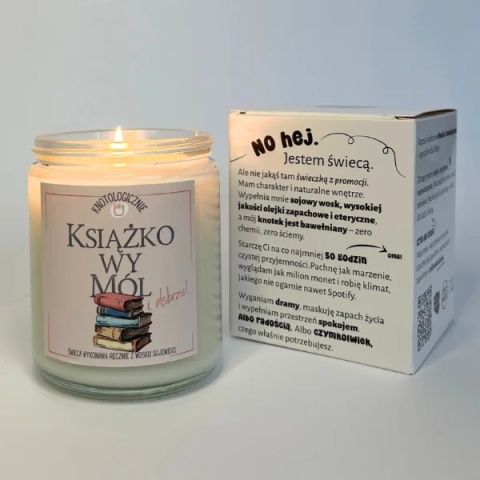 Mól książkowy. I dobrze! - świeca sojowa (250 ml)