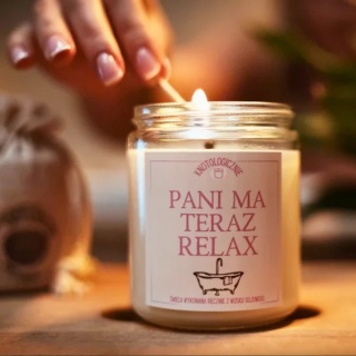 Pani ma teraz relax - świeca sojowa 250 ml