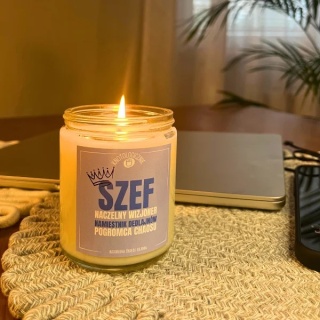 Szef naczelny wizjoner - świeca sojowa 250 ml