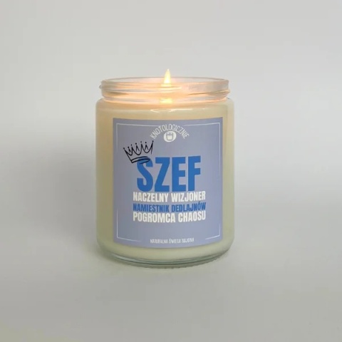 Szef naczelny wizjoner - świeca sojowa 250 ml