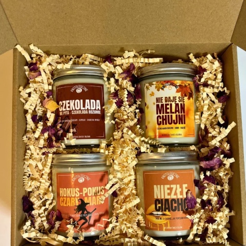 Zestaw Twój Przetrwalnik - 4 świece sojowe 250 ml