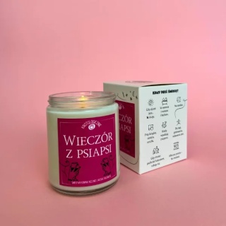 Wieczór z Psiapsi - świeca sojowa 250 ml