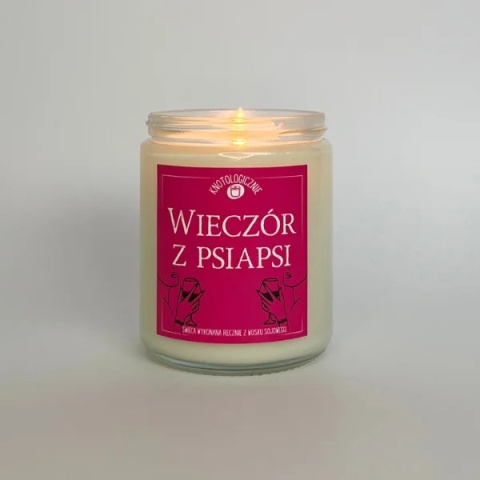 Wieczór z Psiapsi - świeca sojowa 250 ml
