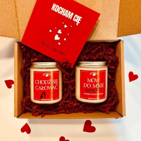 Zestaw prezentowy na randkę z kuponami i grą