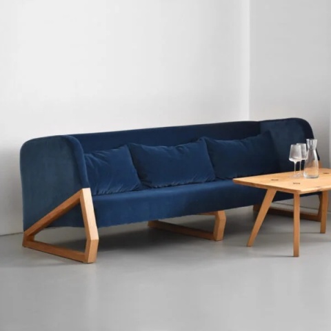 Sofa ZGRAB nowoczesna lite drewno do salonu