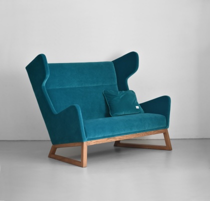 Sofa LORD uszak nowoczesna lite drewno do salonu