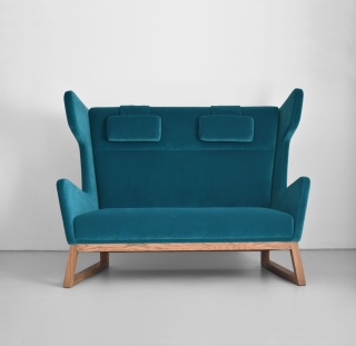 Sofa LORD uszak nowoczesna lite drewno do salonu