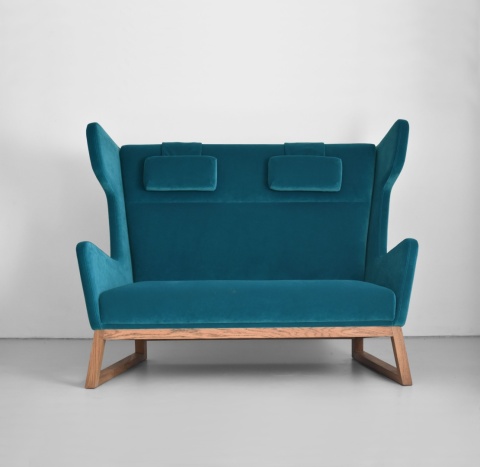 Sofa LORD uszak nowoczesna lite drewno do salonu