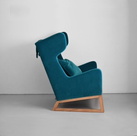Sofa LORD uszak nowoczesna lite drewno do salonu