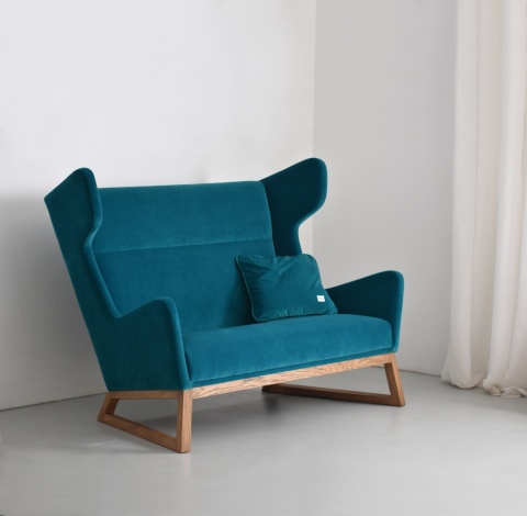 Sofa LORD uszak nowoczesna lite drewno do salonu