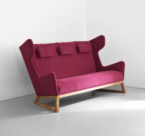 Sofa LORD uszak nowoczesna lite drewno do salonu