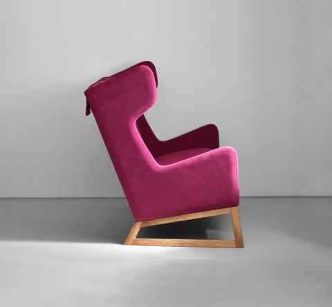 Sofa LORD uszak nowoczesna lite drewno do salonu