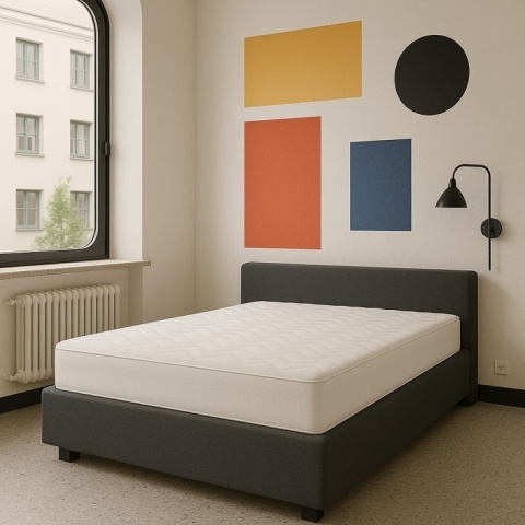 Materac kieszeniowy SOMA REST K-5 VISCO + LATEX dwustronny średniotwardy / twardy 24 cm