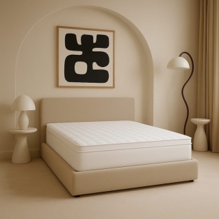 Materac nawierzchniowy SOMA REST N-3 LATEX 5 cm oddychający i antyalergiczny