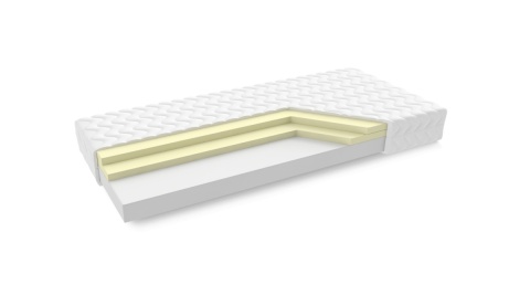 Materac piankowy SOMA REST P-5 + VISCO + LATEX dwustronny średniotwardy / twardy 19 cm
