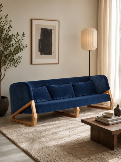 Sofa ZGRAB nowoczesna lite drewno do salonu