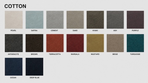 Sofa modułowa ALIKO elegancka Velvet złota do salonu