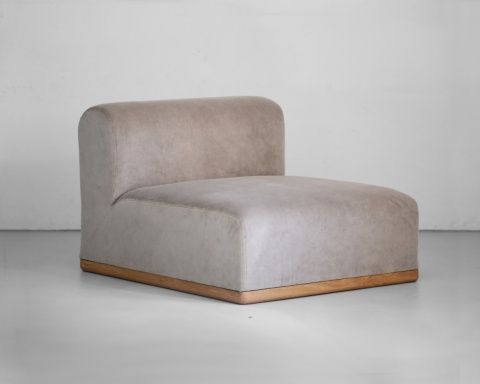 Sofa modułowa ALIKO elegancka Velvet złota do salonu