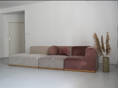 Sofa modułowa ALIKO moduł A03 jeden element elegancki do salonu