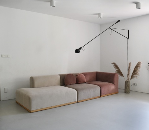 Sofa modułowa ALIKO moduł D02 jeden element elegancki do salonu