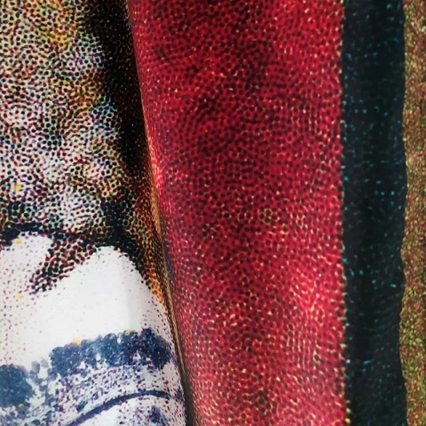 Komplet 2 szt zasłon zaciemniających FRIDA'S PAROTTS welurowe designerskie z grafiką