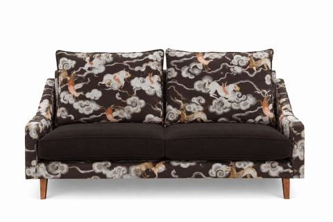 Sofa CYGNUS 2,5-osobowa - 178 cm, żakardowa, wzorzysta, kolekcja 2027
