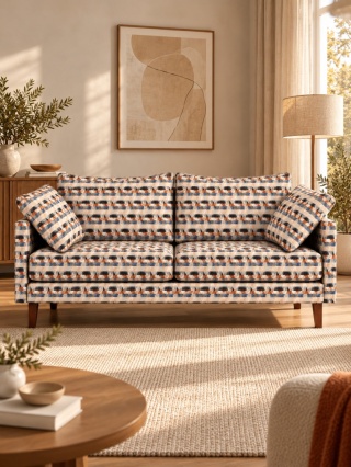 Sofa HYDRA – 200 cm, 3 - osobowa, Morandi Harbour, kolekcja 2027