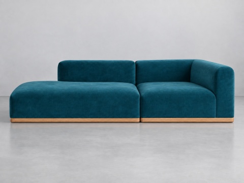 Sofa modułowa ALIKO - 290 cm, Velvet Teal