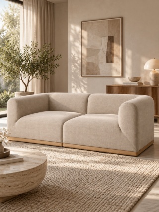 Sofa modułowa ALIKO 180 cm klasyczna cotton sand do salonu