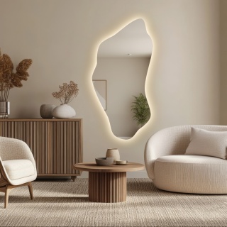 Lustro organiczne PIENA z podświetleniem LED 70x140