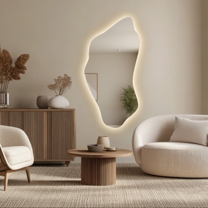 Lustro organiczne PIENA z podświetleniem LED 90x180