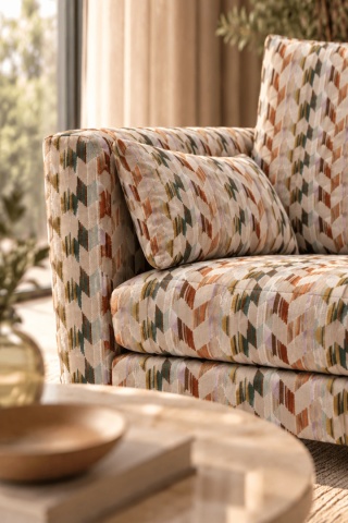 Sofa CANCER 2 - osobowa - 148 cm, Tabora fig wzorzysta, kolekcja 2027