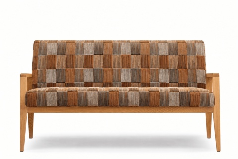 Sofa LACERTA 2 - osobowa - 139 cm, Sekani Cinnamon kolekcja 2027