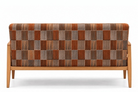 Sofa LACERTA 2 - osobowa - 139 cm, Sekani Cinnamon kolekcja 2027