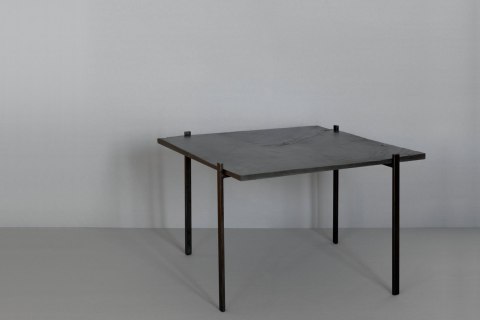 Stolik kawowy Skife czarny 62 x 62 cm