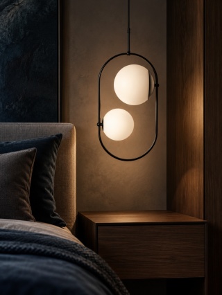 Lampa wisząca KOBAN C - czarna