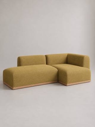 Narożnik modułowy ALIKO - 250 cm, cotton mustard