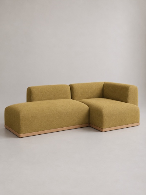 Narożnik modułowy ALIKO - 250 cm, cotton mustard