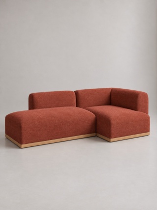Narożnik modułowy ALIKO - 250 cm, cotton terracotta