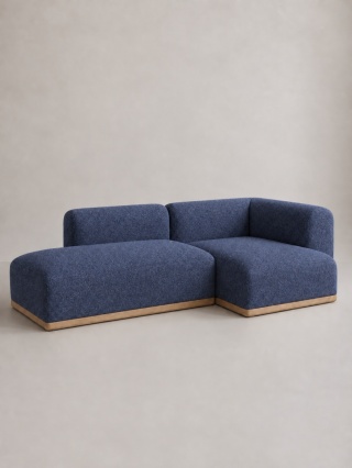Narożnik modułowy ALIKO - 250 cm, wool blue