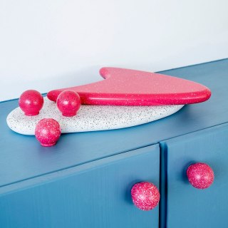 Uchwyt Meblowy Deep Pink & Black Melange